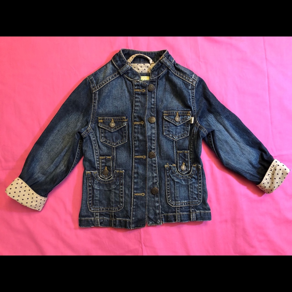 Massimo Dutti girls denim jacket size 3-4